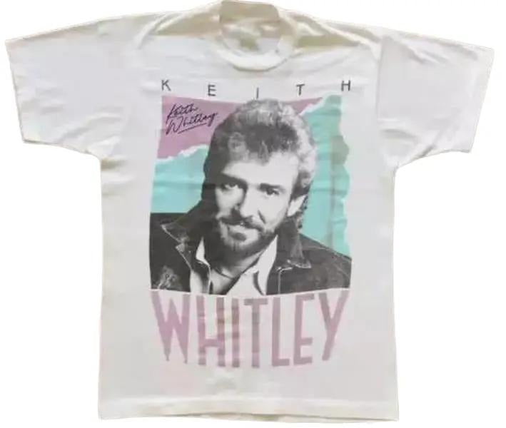 Vintage Country Music Keith Whitley T-Shirt Casual Cotton Unisex Top Outfit Hoodie, Sweatshirt | HypeDripTees.com