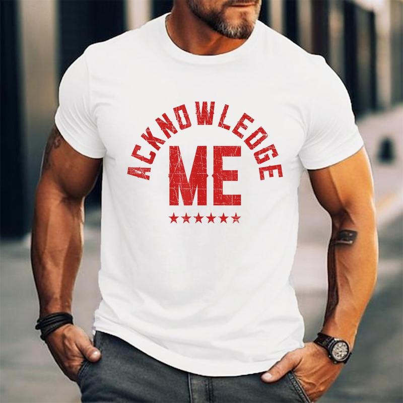 Vintage Design, Acknowledge Me, Sports Competition T-Shirt | Unisex Cotton Tee, Short Sleeve, Size S-3XL Hoodie, Sweatshirt