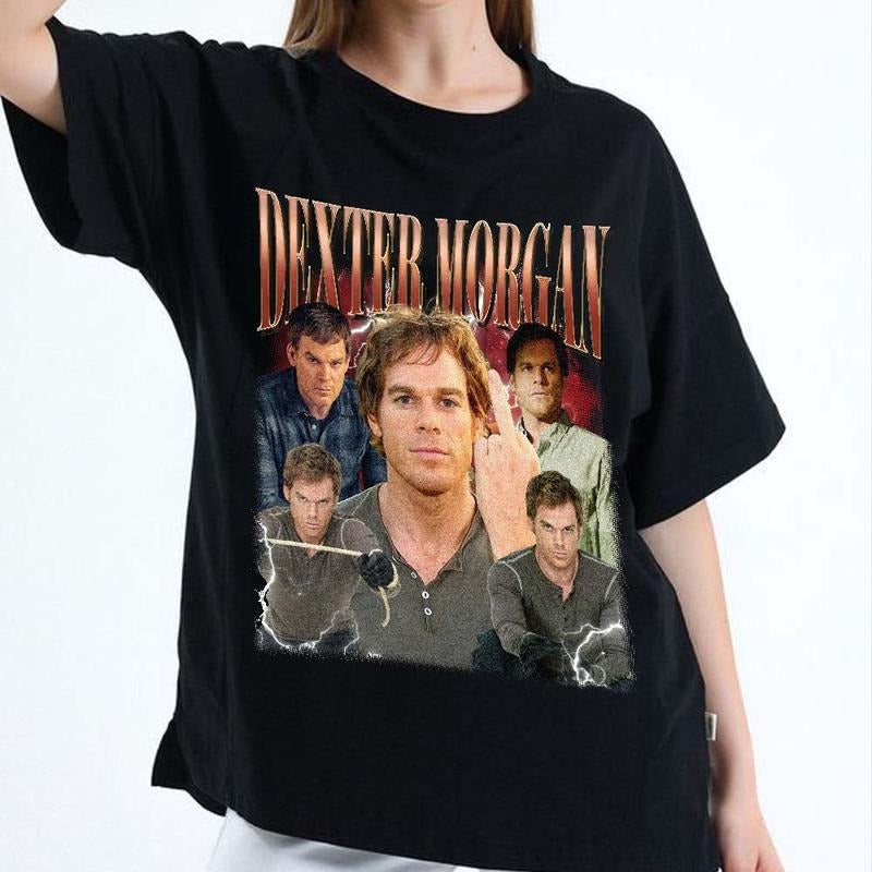 Vintage Dexter Morgan Meme T-shirt, Michael C. Hall Bay Butcher Meme Sweatshirt, Gift for Halloween Costume, Gif for...