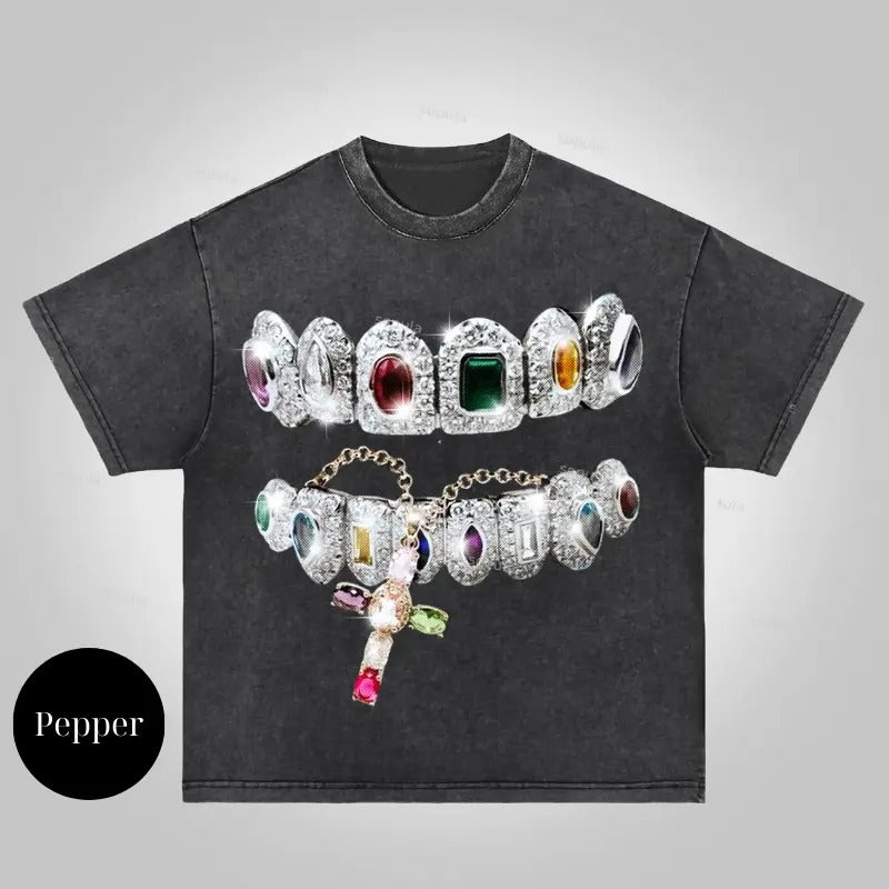 Vintage Diamond Cross Brace Graphic T-Shirt, Vintage Graphic Y2k Tee, Y2k Clothing, Unisex Crewneck Medium Cotton Short...