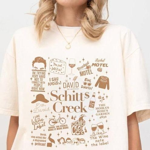 Vintage Doodle Art Homage Schitt's Creek Shirt Schitt's Creek Televison Sitcom Shirt Hoodie, Sweatshirt | HypeDripTees.com