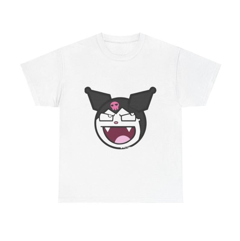Vintage Doodle Face Skull Graphic Tee, Unisex Funny Cartoon Shirt, Meme Shirt, Kawaii Streetwear, Menswear Womenswear Top...