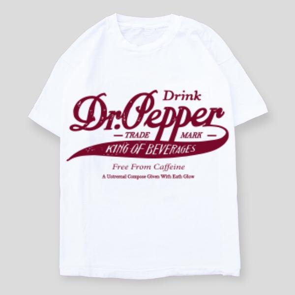 Vintage Dr Pepper Shirt Ross T-shirt Cotton Printed Dr Pepper viral Dr Pepper, King Of Beverages Classic Menswear Top...
