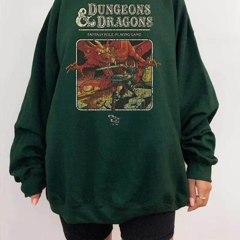 Vintage Dungeons & Dragons 1974 shirt, DnD shirt, Dungeon Master shirt Womenswear Hoodie Sweatshirt | HypeDripTees.com