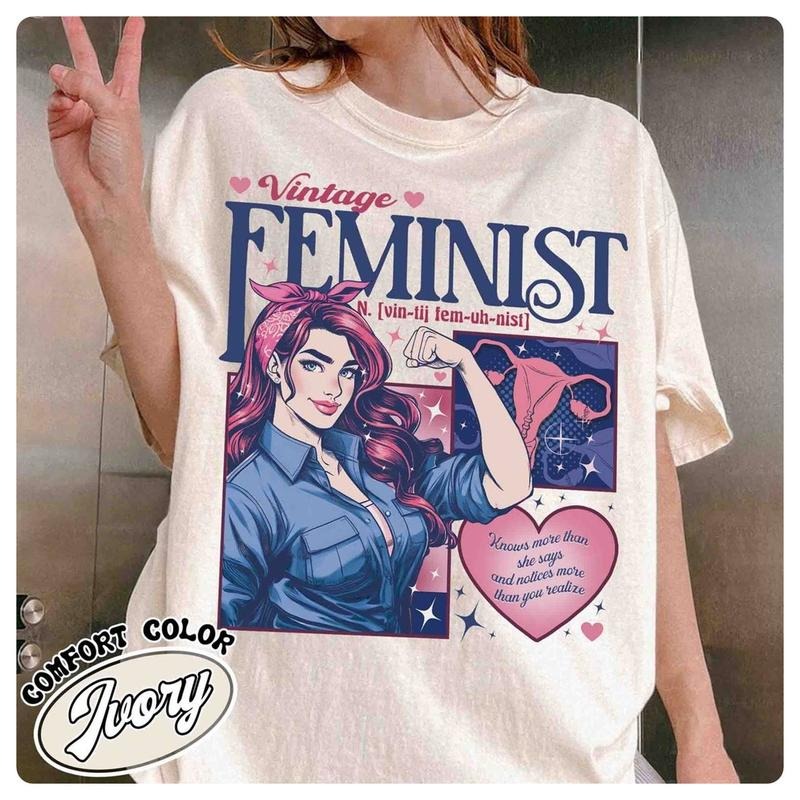 Vintage Feminist Shirt Empowered Women Shirt, Equality Shirt, Women Rights Shirt, Girl Power Shirt Hoodie, Sweatshirt