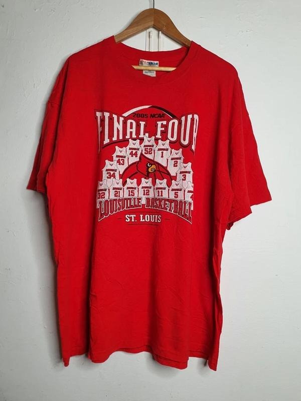 Vintage Final Four 2005  Louisville Cardinals Unisex T-shirt Sweatshirt Hoodie 50 | HypeDripTees.com