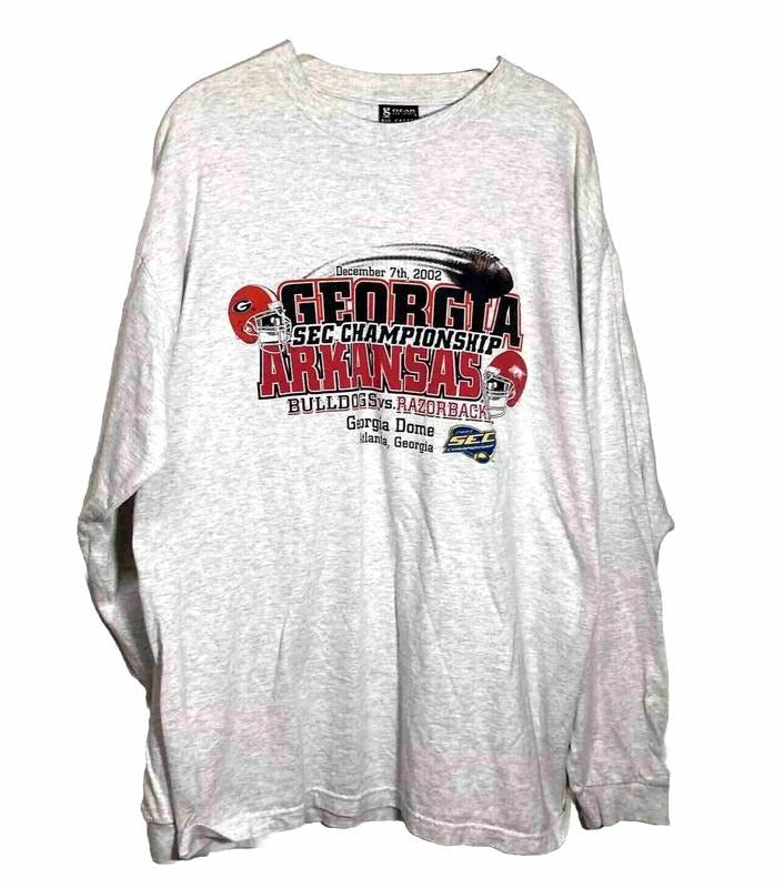 Vintage Georgia Bulldogs 2002 Sec Championship Unisex T-shirt Sweatshirt Hoodie | HypeDripTees.com