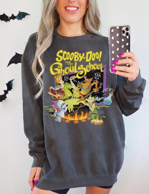 Vintage Ghoul School Sweatshirt, 90s Halloween Movie Hoodie, Retro Halloween Sweatshirt, Dog Halloween Crewneck, Vintage...