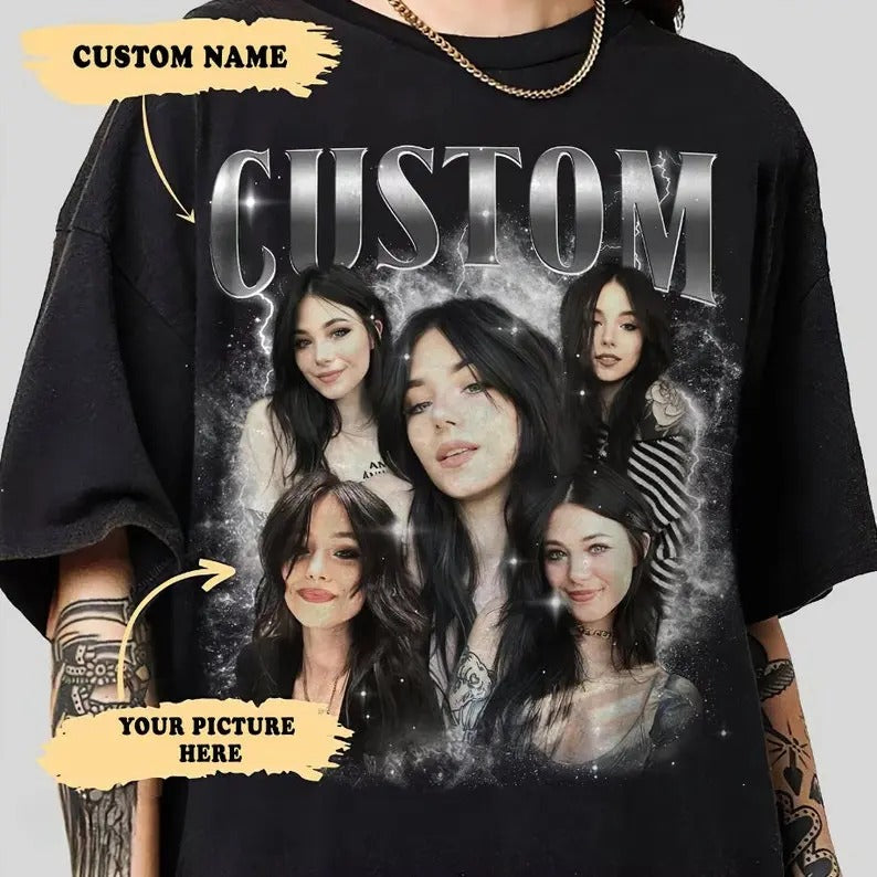 Vintage Graphic 90s Shirt, Custom Bootleg Rap Tee, Insert Your Design, CUSTOM Your Own Bootleg Idea Here, Gift For Her, ...