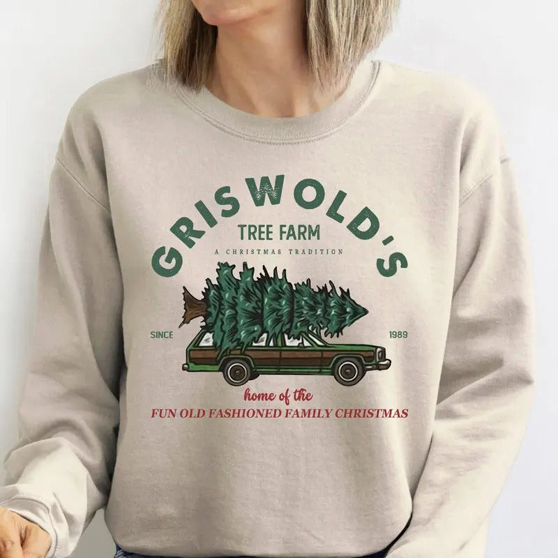 Vintage Griswold Christmas Sweatshirt, Christmas Sweatshirt,Christmas Crewneck,Christmas Vacation, Sand Sweatshirt...
