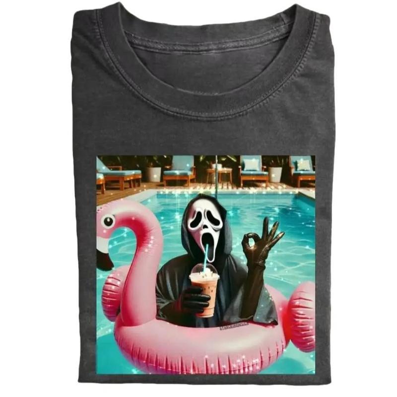 Vintage Horror Ghostface Vintage 90s Y2K 90s Shirt Her Him Womenswear Top T-Shirts, Hoodie, Sweatshirt