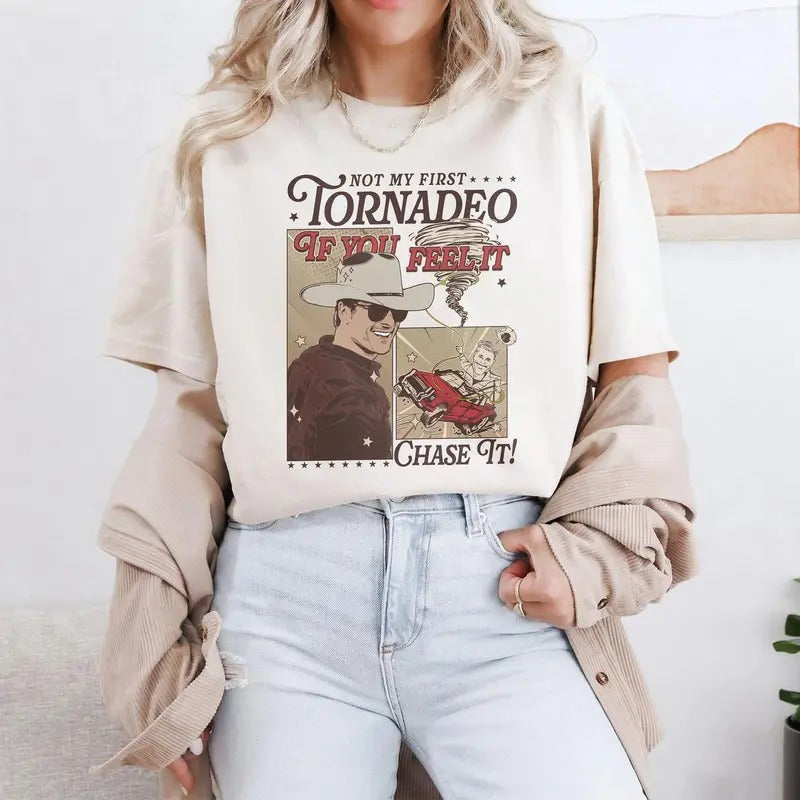 Vintage If You Feel It Chase It Twisters Shirt Gle_839 - Unisex And Inclusive - Multiple Colorways