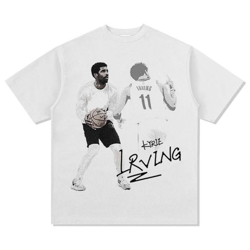 Vintage Irving Tee Unisex Cotton T-Shirt 100% USA Made Crewneck Printed Design 2024 Hoodie, Sweatshirt | HypeDripTees.com