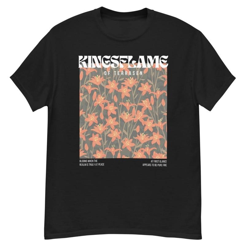 Vintage KINGSFLAME OF TERRASEN T-shirt Streetwear Man Menswear Top Hoodie, Sweatshirt | HypeDripTees.com