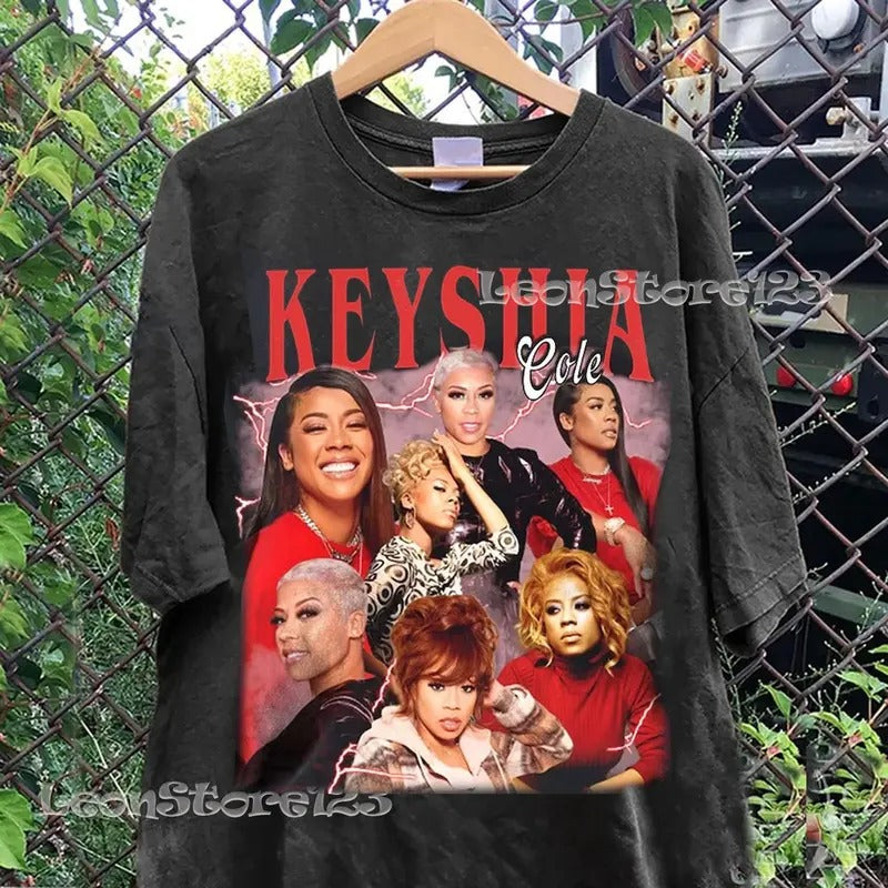 Vintage Keyshia Cole T-Shirt, The Love Hard Tour 2024 T-Shirt, Keyshia Cole ConcerT-Shirt, Keyshia Cole Fan Gift Hoodie,...