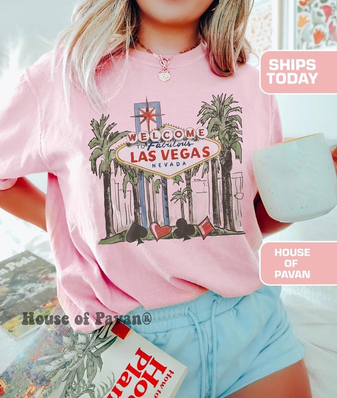 Vintage Las Vegas Shirt Vegas Baby Shirt Las Vegas Trip Tee Bachelorette Party Shirt Vintage Gift For Her Hoodie, Sweatshirt