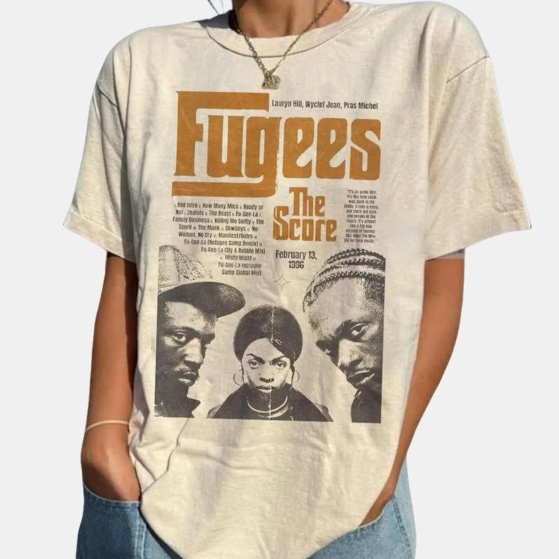 Vintage Lauryn 90s Shirt Fugees Score Fan Classic 90s 2000 Shirt Menswear Top T-Shirts, Hoodie, Sweatshirt