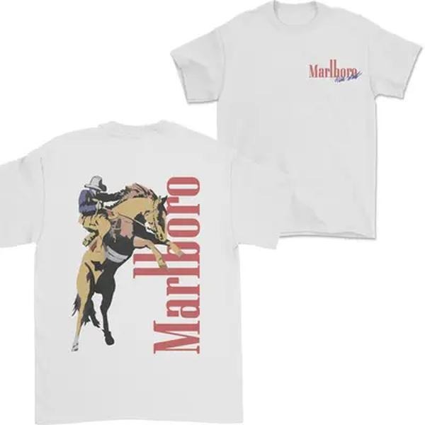 Vintage Marlboro Cowboy Wild West T-Shirt, Unisex T-Shirt, Gift For Her, Gift For Him Hoodie, Sweatshirt | HypeDripTees.com