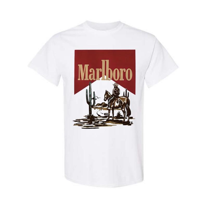 Vintage Marlboro Cowboy Wild West T-shirt Sweatshirt Hoodie, For Men, For Women | HypeDripTees.com