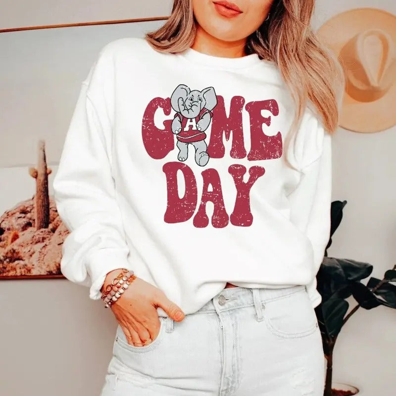 Vintage Mascot Game Day Unisex Sweatshirt For Men, For Women Casual Classic T-Shirts, Hoodie | HypeDripTees.com