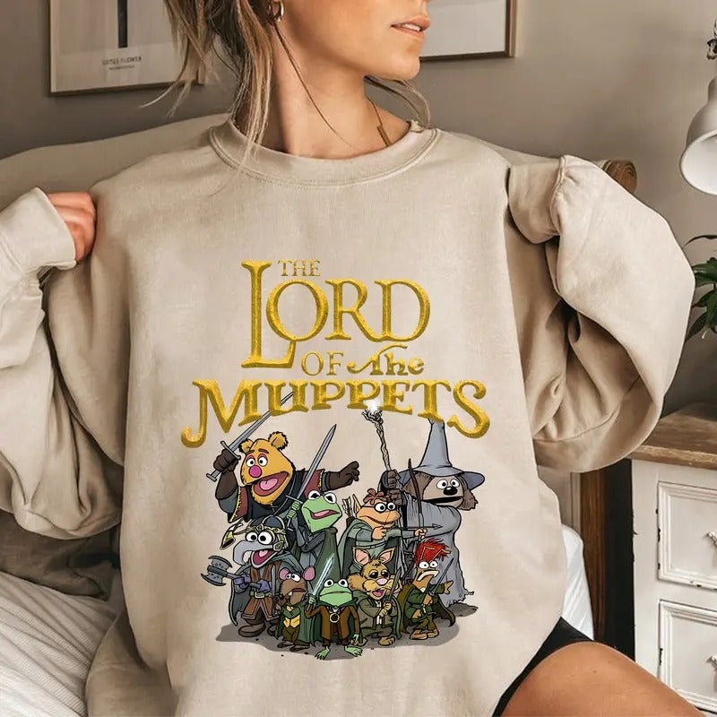 Vintage Muppet Carol Sweatshirt, The Lord Of The Muppets Shirt, Retro Muppet Lovers Sweatshirt, Funny Friends Shirt, Book...