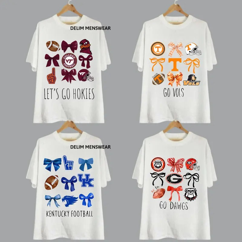 Vintage NCAA College Logo All Teams Sport Ahs Grey Shirt Football Basketball Classic Short Sleeve Shirt Casual Her Him T-Shirts, Hoodie, Sweatshirt