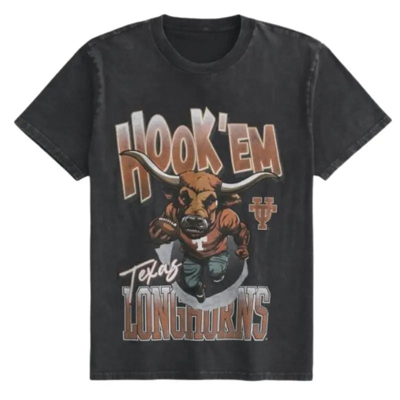 Vintage NCAA University Of Texas longhorns Football T-Shirt Menswear Clothing Cotton Hoodie, Sweatshirt | HypeDripTees.com