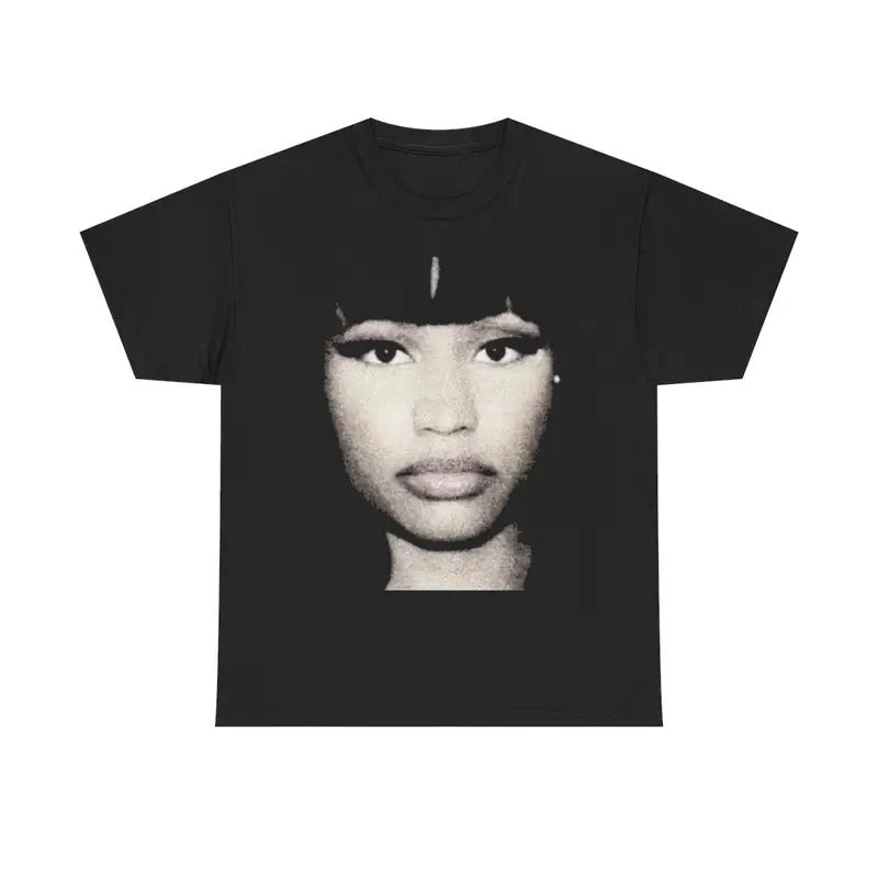 Vintage Nicki Inspired Y2k 90s Hip-Hop Vibes Heavy Cotton Graphic T-Shirt Tshirt Shirt HipHop Rap Tee Shirt Retro Fashion...