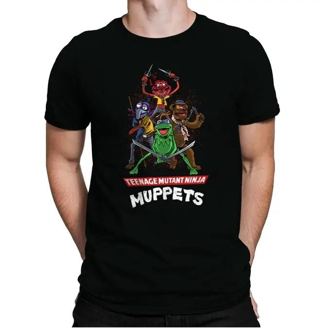 Vintage Ninja Muppets Shirt, Mutant Ninja Muppets Sweatshirt, Muppets Movie Shirt, Muppets Tee Shirt, Muppet Merch Hoodie