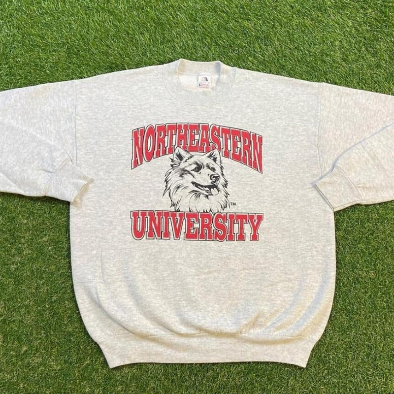 Vintage Northeastern University Crewneck Sweatshirt, Northeastern University Sweatshirt, Northeastern University...