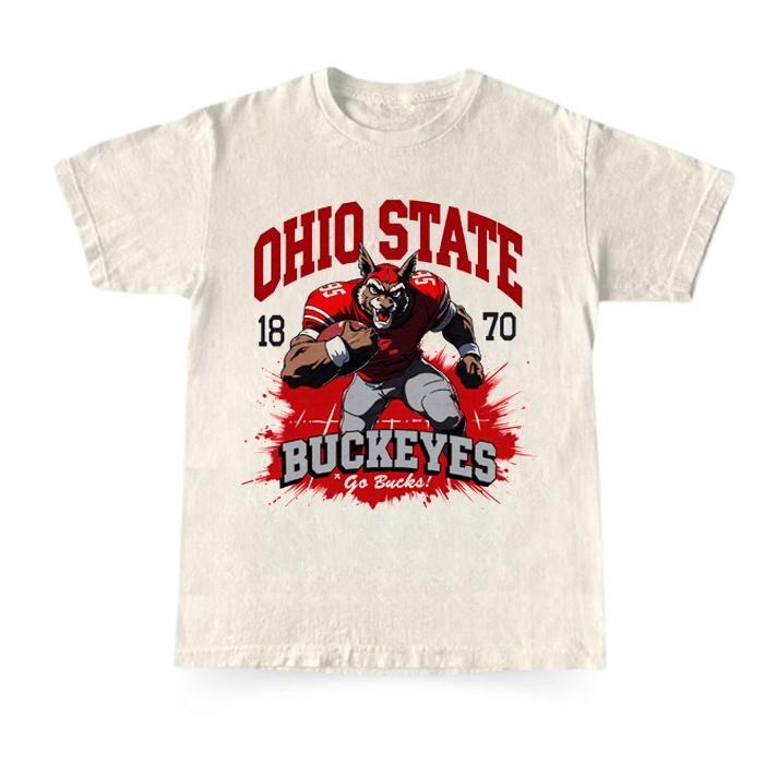 Vintage Ohio Football T-Shirt State Love Graphic Tee Hoodie, Sweatshirt | HypeDripTees.com