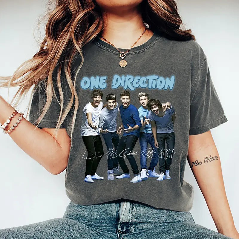 Vintage One Direction Shirt, 1D One Direction Shirt, Up All Night Tour 2024 Shirt, One Direction Merch Tee Hoodie, Sweatshirt