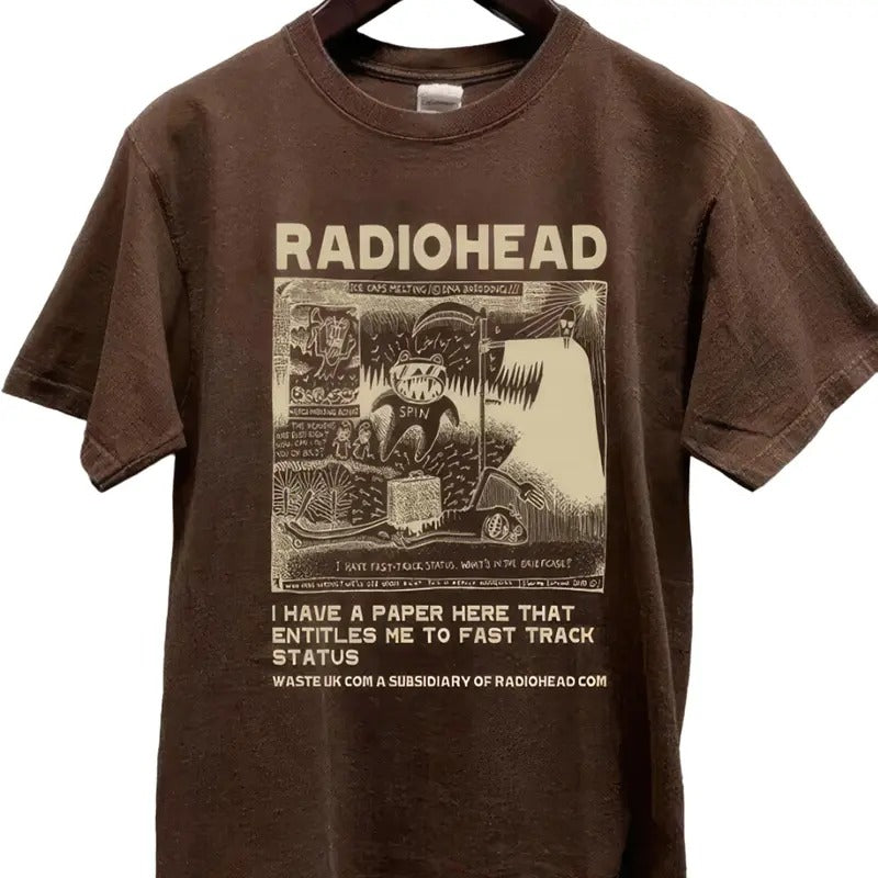 Vintage Radi Band T-Shirt - Stylish Men's Fashion Tee ! Hoodie, Sweatshirt | HypeDripTees.com