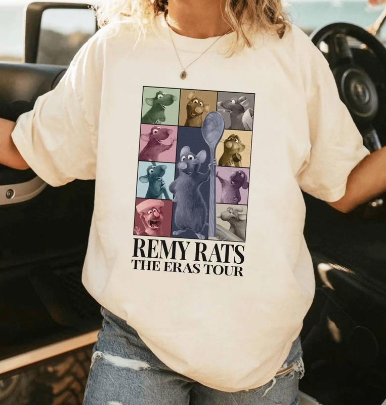 Vintage Remy Rats The Eras Tour Shirt, Vintage Remy Rats Shirt, Mouse Chef Shirt,  Rats Chef Shirt, Ratatouille Movie...