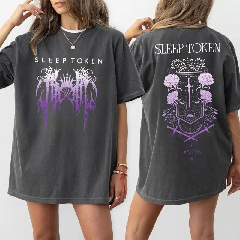 Vintage Retro Sleep Token Damocles Purple 2 Side Shirt, Sleep Token Tour 2025 Tee, New Song Concert Tour, Gift for Fan,...