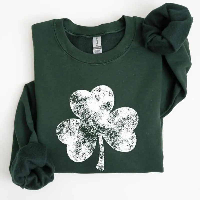 Vintage Shamrock St Patrick'S Day Womenswear Cotton Fit Tops T-Shirts, Hoodie, Sweatshirt