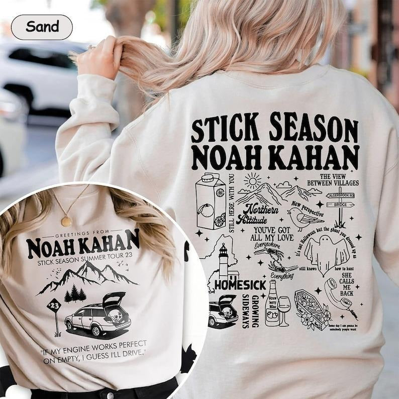 Vintage Stick Season Tour Double Side Sweatshirt T-Shirts, Hoodie | HypeDripTees.com