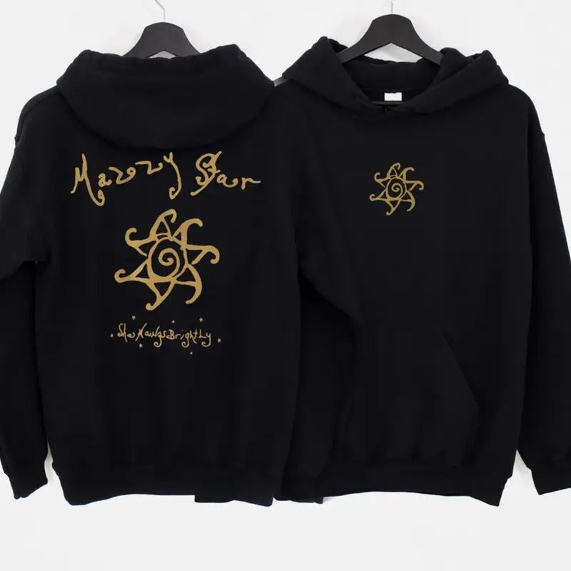 Vintage Style Mmazzy Sttar 2 Sides Shirt, Rock Music Hoodie, Rock Concert Outfit, Unisex Sweater Pullover Tee Sweatshirt