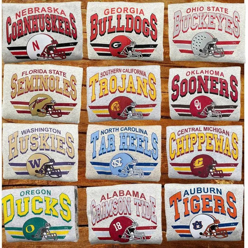 Vintage Sweatshirt All Teams NCAA, Vintage College NCAA Sweatshirt, Gif For Sport, Classic Sport Sweatshirtstyle{n002}2...
