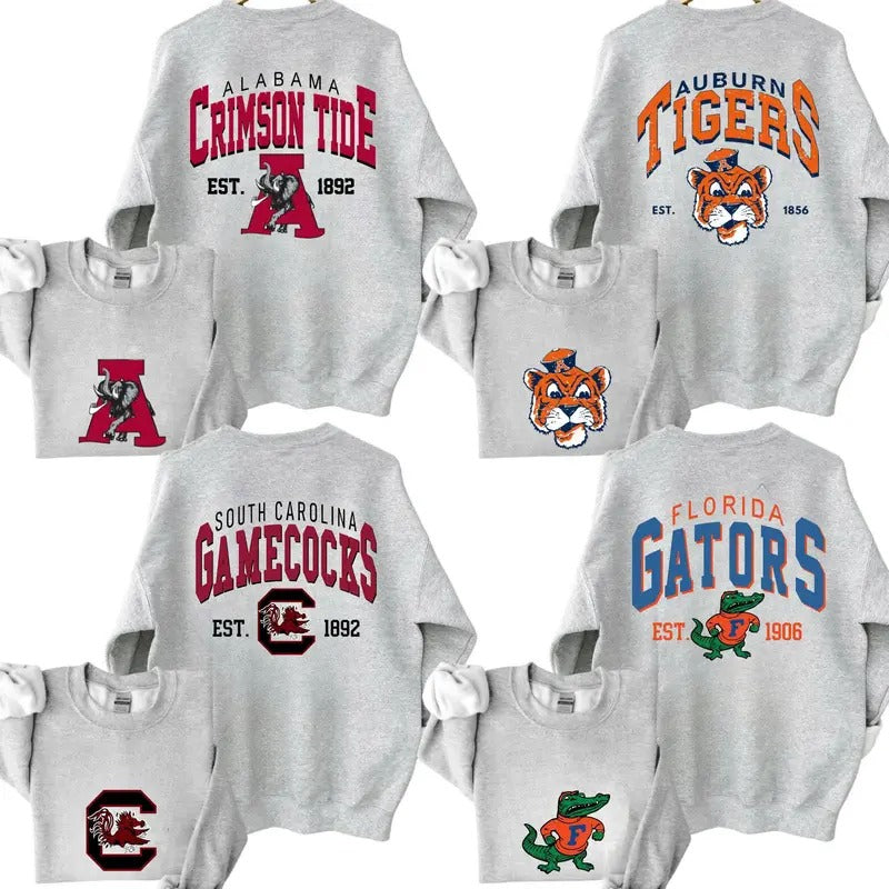 Vintage Sweatshirt All Teams NCAA, Vintage College NCAA Sweatshirt, Gif For Sport, Gift For Fan vintage  clothing graphic...