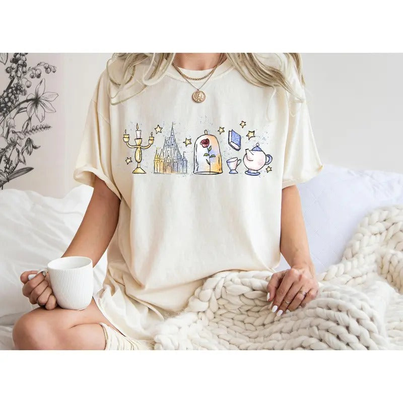 Vintage Tale as Old as .Time Shirt, Family Vacation Shirt, Retro Princess Shirt, Magical World Shirt Hoodie, Sweatshirt