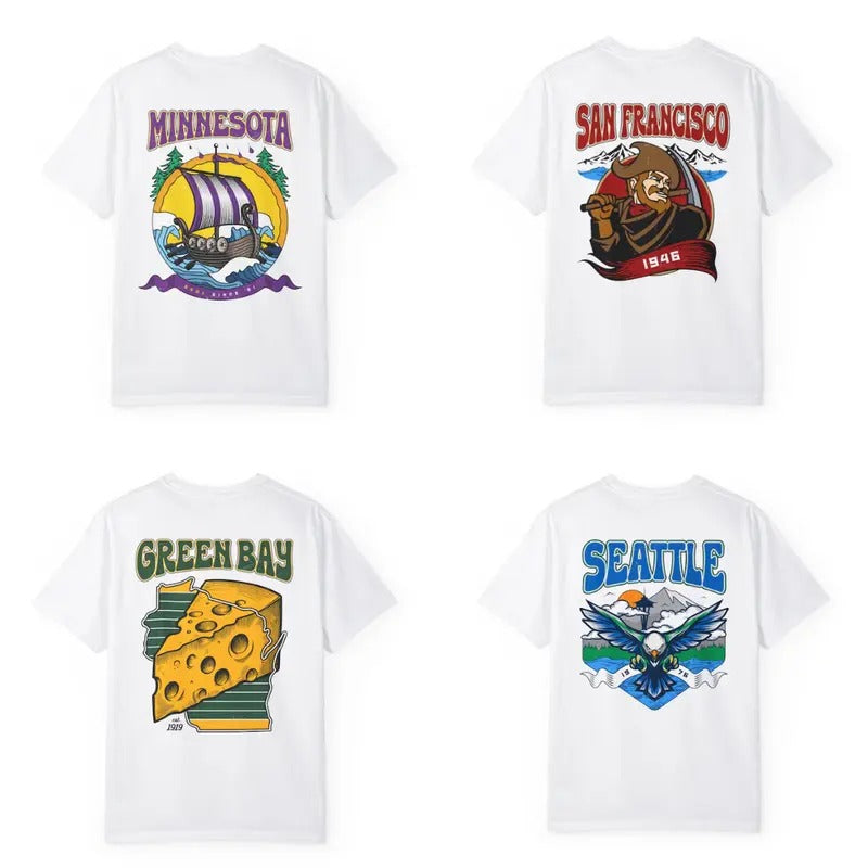 Vintage Teams Football T-shirt, Football Fan Gift, Retro Fan T-shirt, Gift For Fan Football men's  sweatshirts Hoodie
