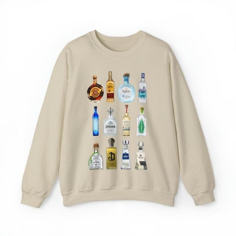 Vintage Tequila Sweatshirt Oversized Trendy Shirt Hoodie | HypeDripTees.com