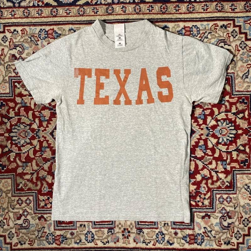 Vintage Texas University Grey Vintage T-shirt Sweatshirt Hoodie Unisex 30 Cotton Top | HypeDripTees.com