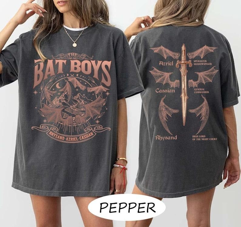 Vintage The Bat Boys Acotar Sweatshirt, The Bat Boys Comfort Colors Shirt, The Night Court Shirt, Rhysand Cassian Azriel,...