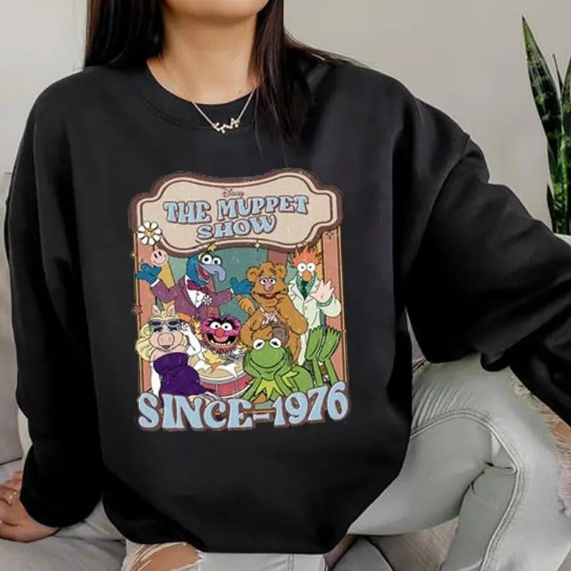Vintage The Muppets Show Shirt, Muppets Since 1976 Sweatshirt, Muppets Show Tee Shirt, Funny Muppets Shirt, Gift For Fan...