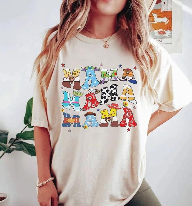 Vintage Toy Mama Shirt, Toy Mom T-Shirt, Toy Lovers Shirt, Retro Mama Toy Tee, Mother's Day Shirt Casual Cotton...