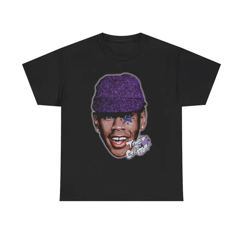 Vintage Tyler Inspired Hiphop Rap Tee, Y2k Style Graphic TShirt, 90s Retro Vibe Shirt Cotton Menswear Top Casual...