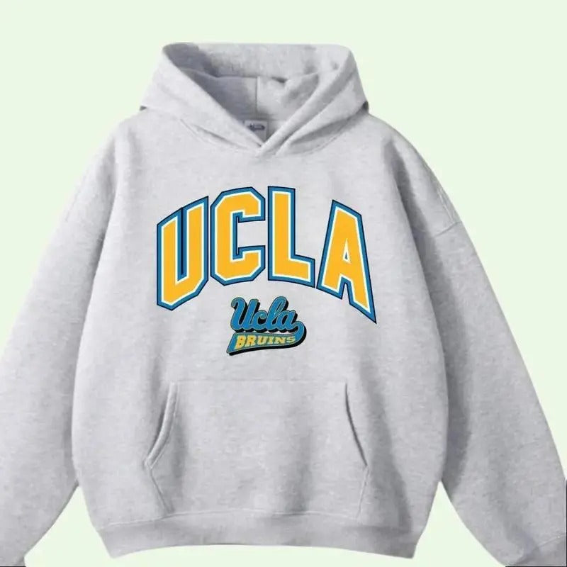 Vintage Ucla Bruins Hoodie, College Shirt, Gift for Fan Sport, Graphic Shirt for Men, for Women Menswear Tops Sweatshirt