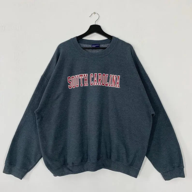 Vintage University South Carolina Sweatshirt South Carolina Crewneck Carolina Sweater Pullover South Carolina Gamecocks...